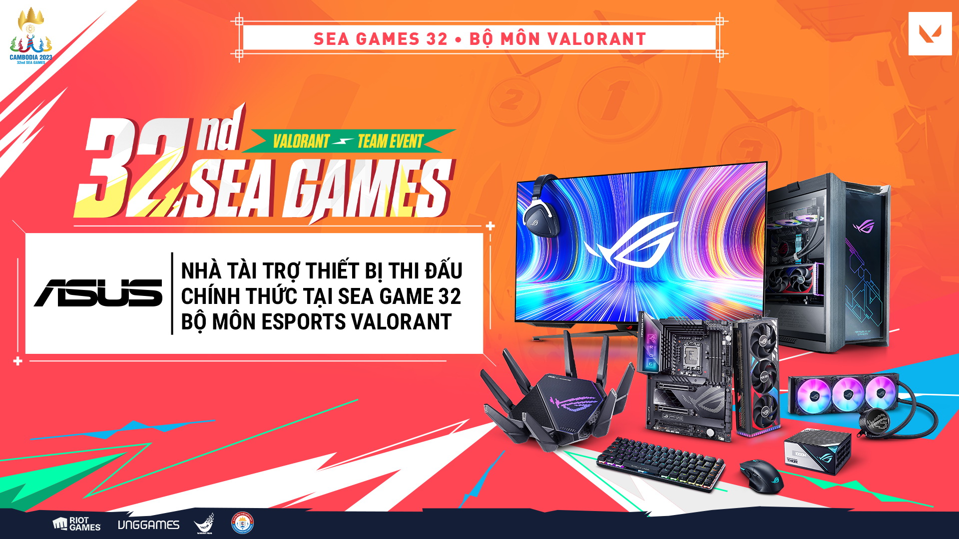 VALORANT – Thiết bị thi đấu đạt chuẩn Powered by ASUS