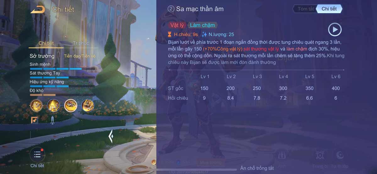 Chiêu 2 - Sa Mạc Thần Âm