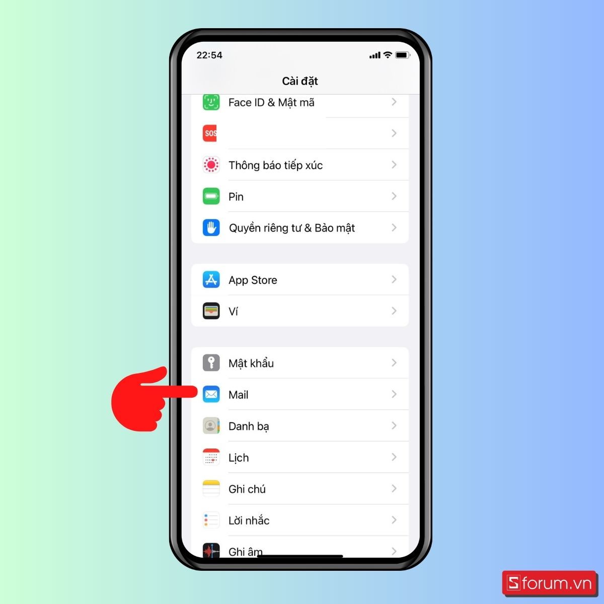 Cách đăng xuất Gmail thông qua Cài đặt - bước 1