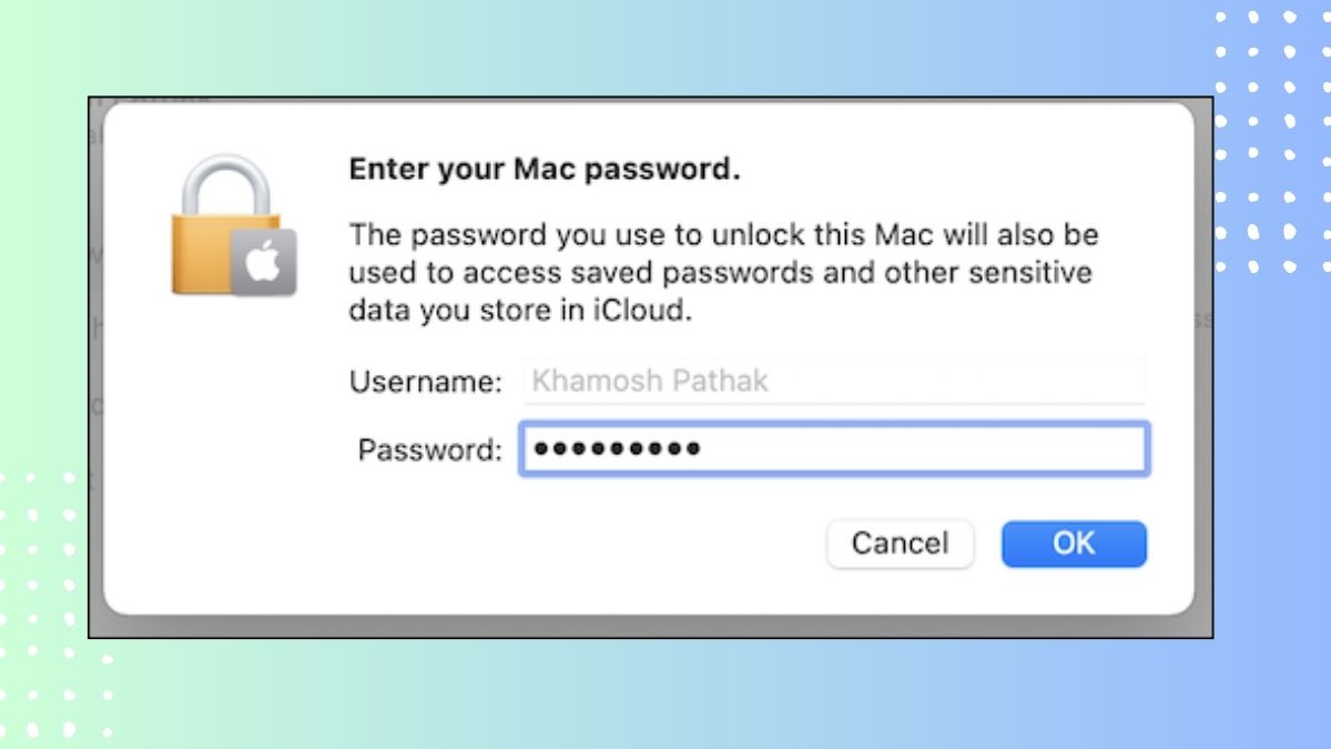 Cách đổi mật khẩu MacBook cực đơn giản - bước 5