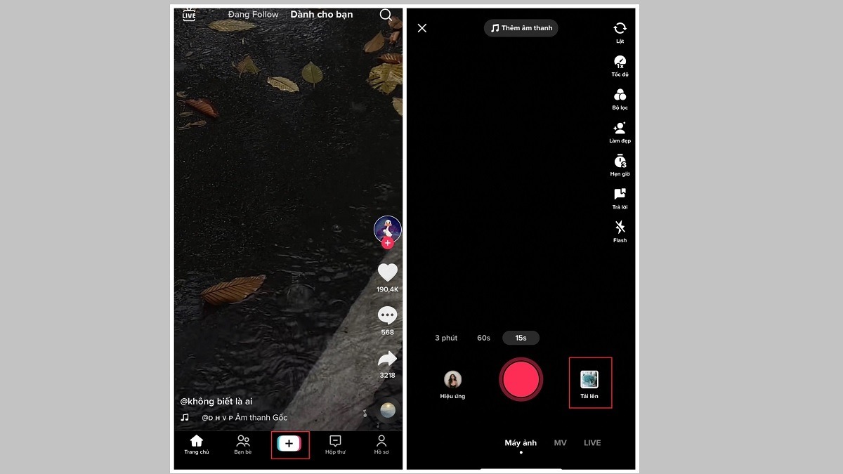 Cách dùng filter instagram trên TikTok