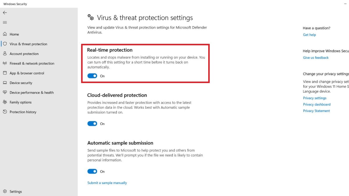 cách Fix lỗi roblox crash - vô hiệu hóa chương trình chống vi-rút của bạn bước 4 