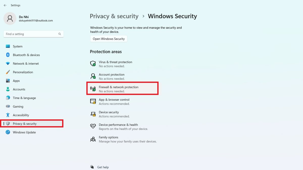 cách fix lỗi boblox crash - tắt tường lửa Windows bước 2