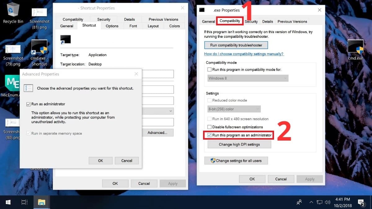 cách fix lỗi roblox crash - Khởi chạy roblox crash với tư cách quản trị viên đối với Windows cũ