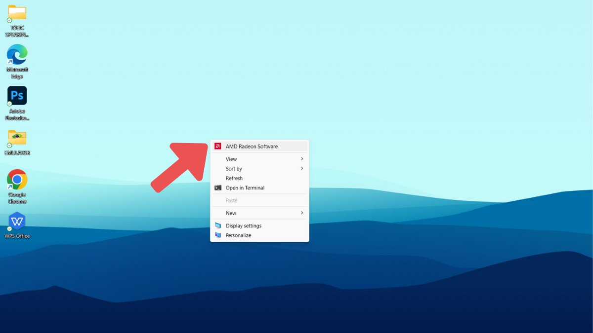 Cách fix lỗi roblox crash bằng tùy chỉnh cài đặt trình điều khiển AMD bước 1