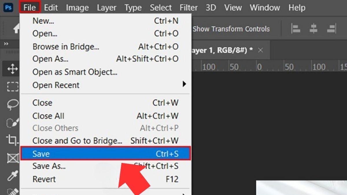 Bước 11: Cách tách nền trong photoshop bằng công cụ Lasso tool