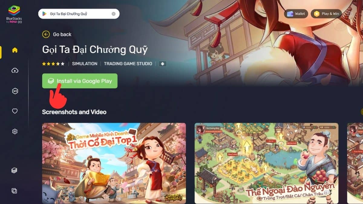 Cách tải Gọi Ta Là Đại Chưởng Quỹ trên PC bước 2