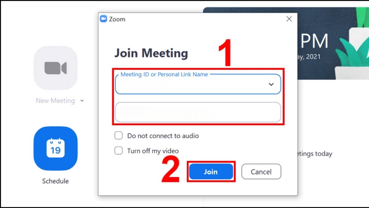 Bước 4: Cách để mọi người tham gia phòng họp trên Zoom