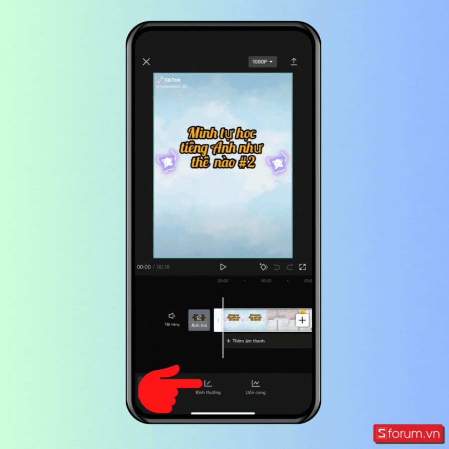 Cách tua nhanh video trên iPhone bằng Capcut - Bước 4