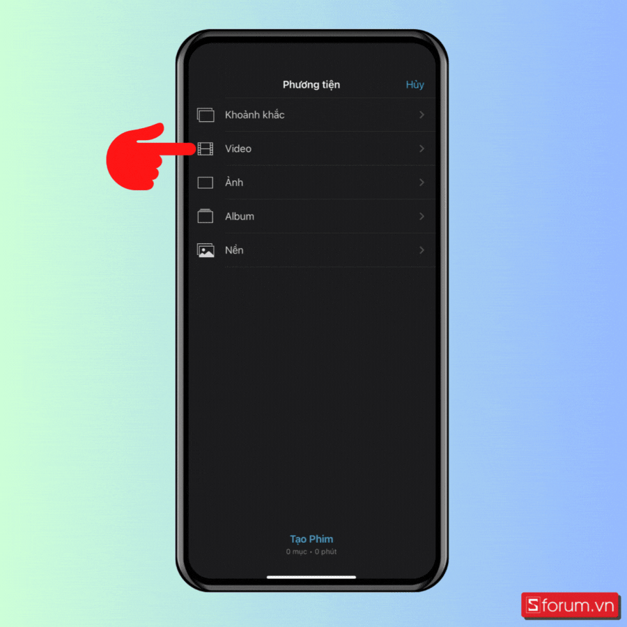 Cách tua nhanh video trên iPhone bằng iMovie - Bước 4