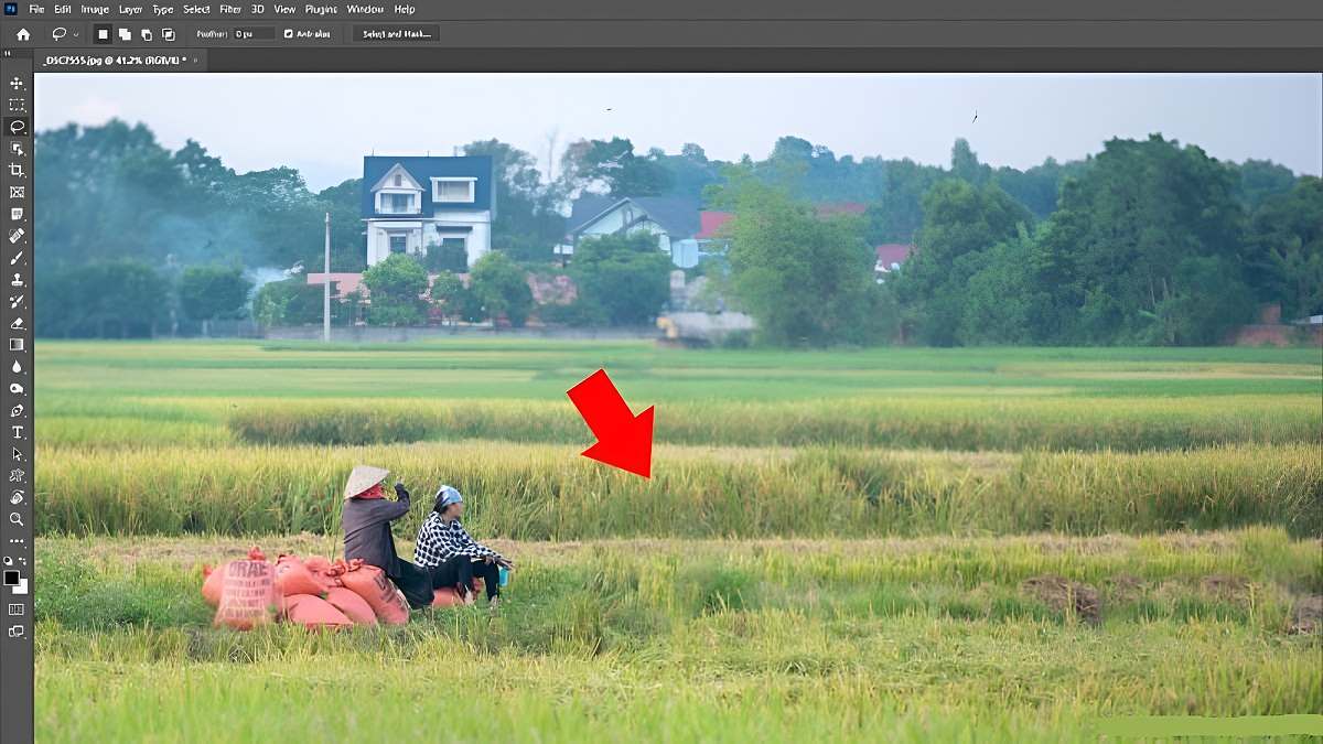 Cách xóa người trong ảnh bằng Photoshop bước 4