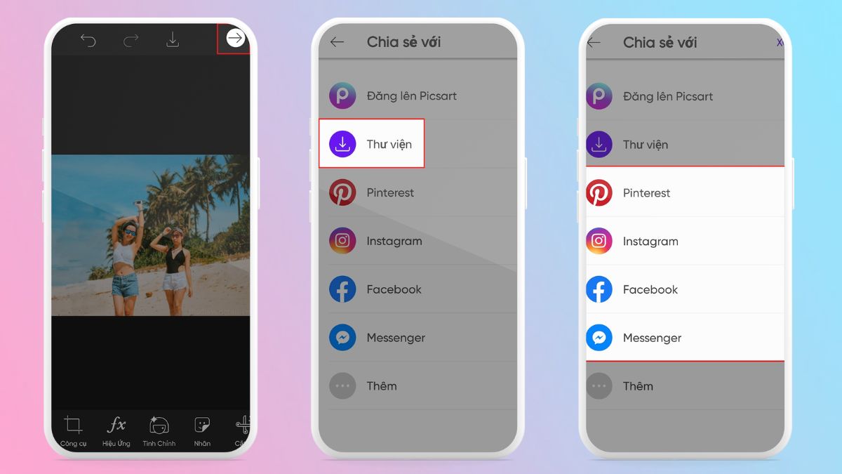Cách xóa vật thể trong Picsart bước 3