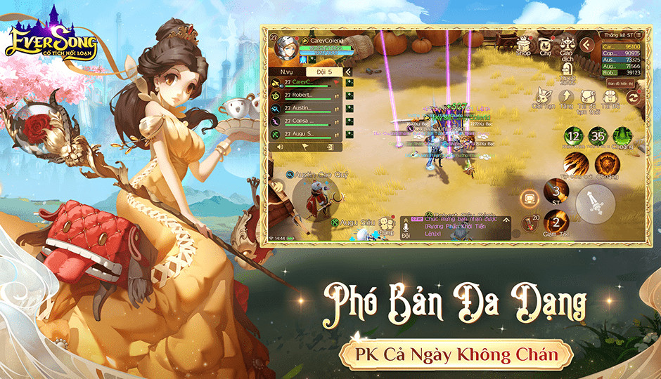 Cố Tích Nổi Loạn cung cấp các chế độ chơi đa dạng