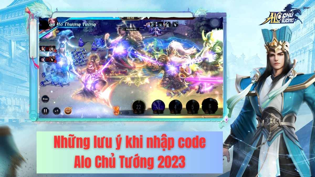Những lưu ý khi nhập code Alo Chủ Tướng 2023
