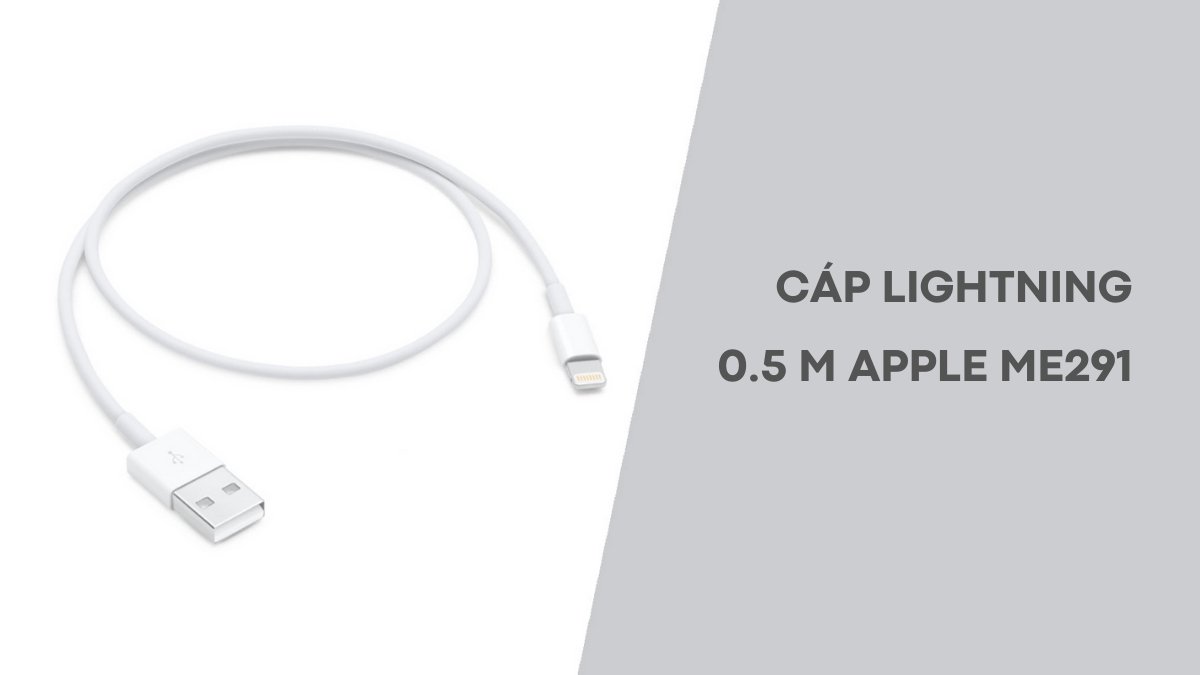 Cổng Lightning 0.5 m Apple ME291