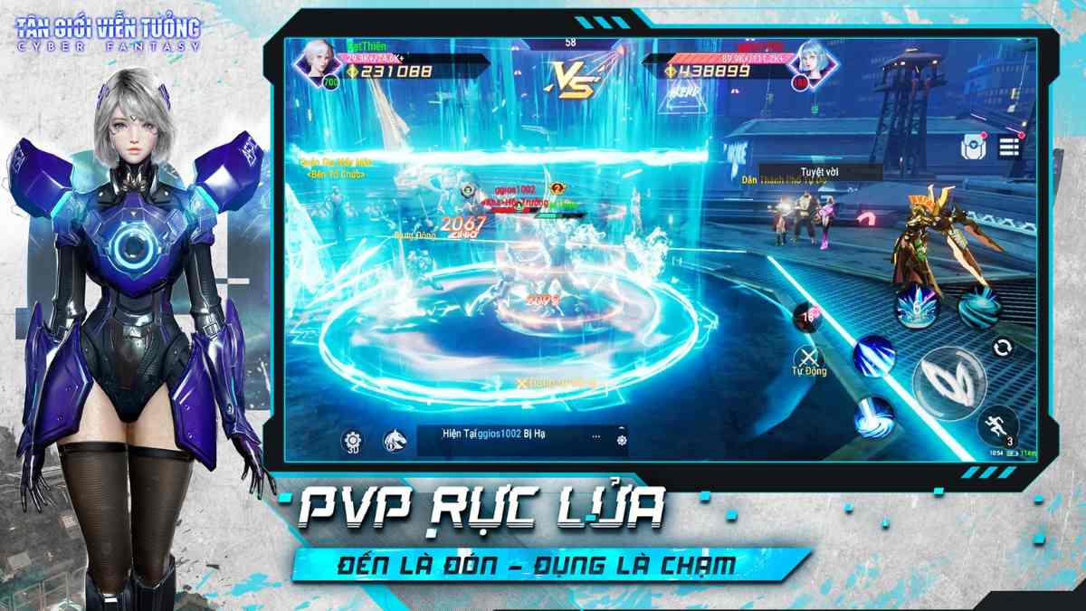 Cyber Fantasy có đồ họa đẹp mắt