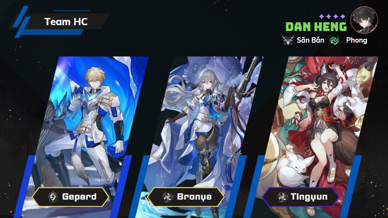 Đội hình Dan Heng Hypercarry