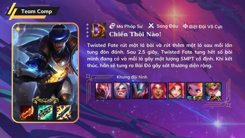 Đội hình Pháp Sư Song Đấu