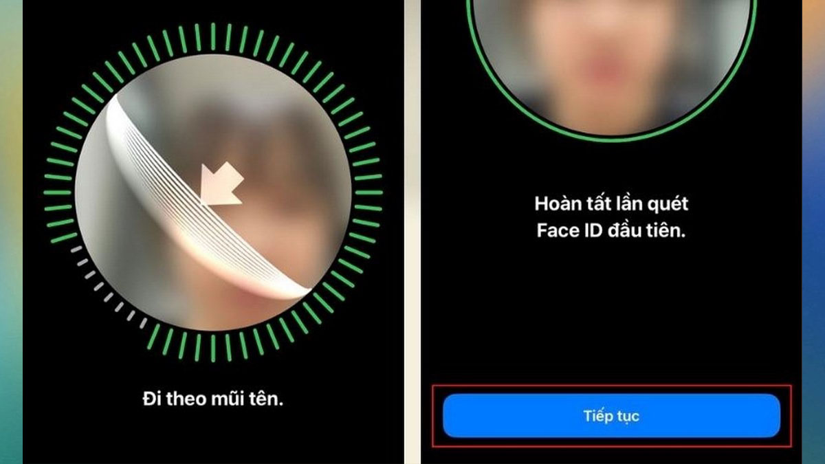 Bước 3: Khắc phục và mở lại Face ID bị tắtbằng cách đặt lại Face ID cho iPhone