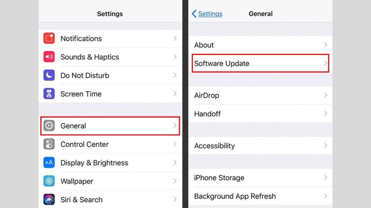 Khắc phục Face ID bị lỗi không khả dụng bằng cập nhật iphone phiên bản iOS mới nhất