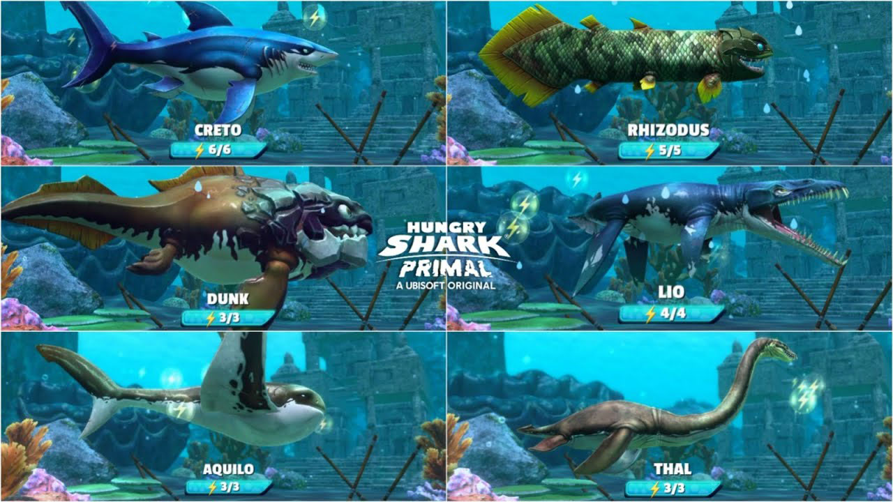 Gameplay của Hungry Shark Primal