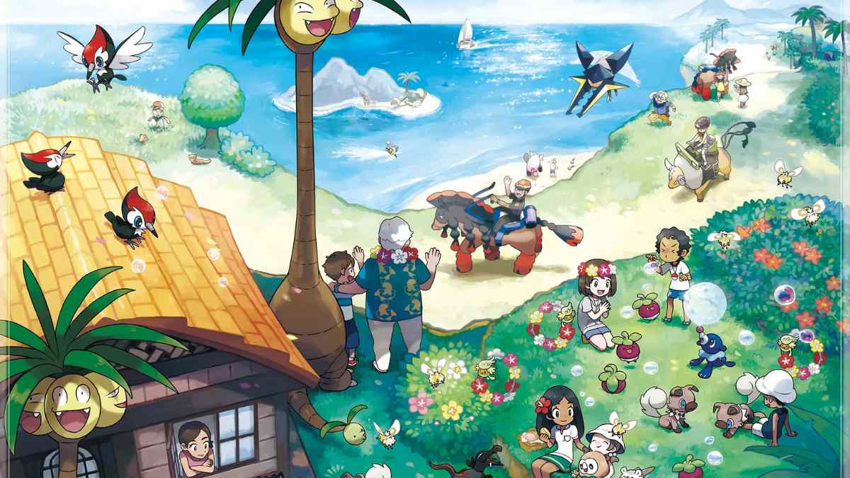 game pokemon mới hay nhất - Pokemon Sun & Moon