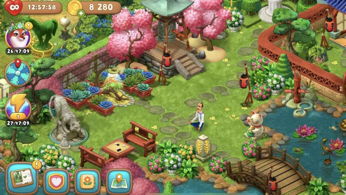 ưu điểm nổi bật của game Gardenscapes là kích thích sự sáng tạo