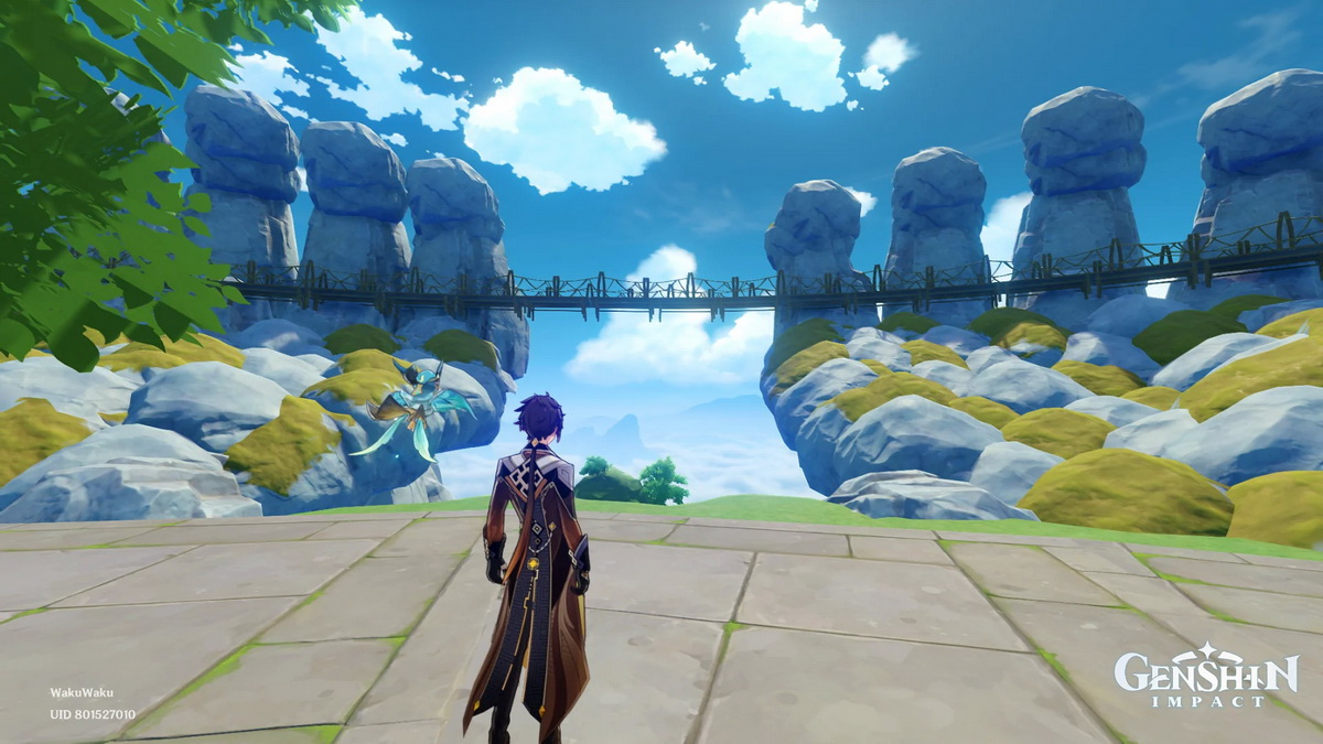 Game thủ Việt trổ tài tái hiện Cầu Vàng trong Genshin Impact