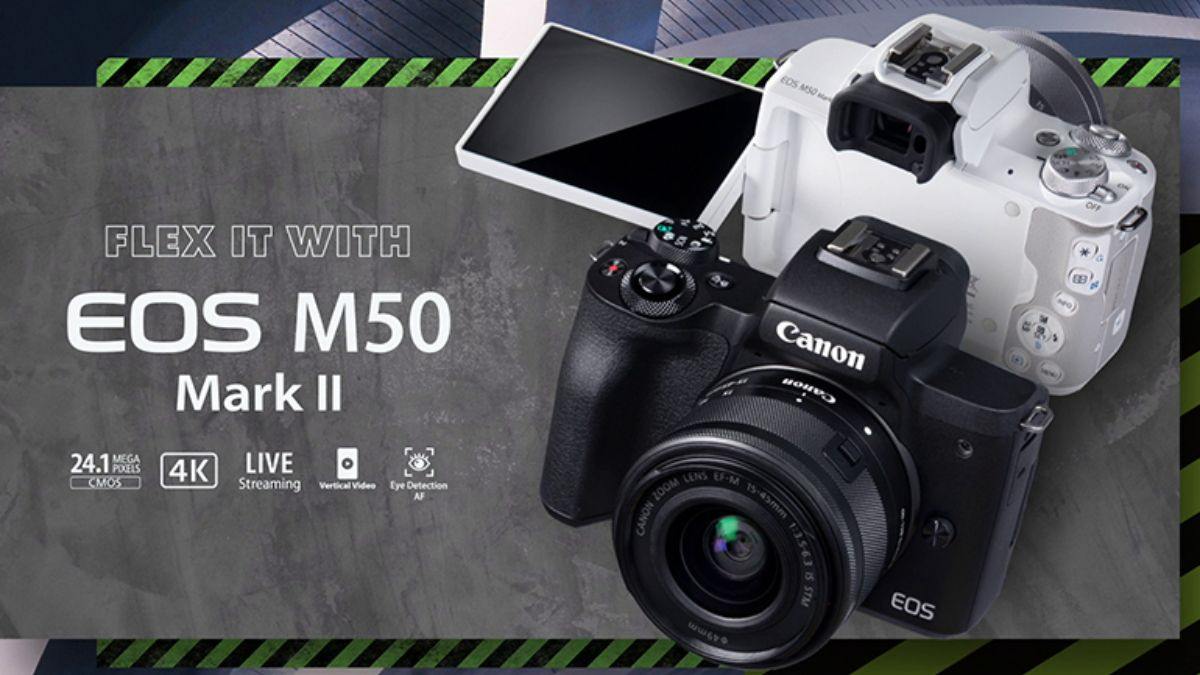 Canon EOS M50 Mark II - Máy ảnh canon cho người mới bắt đầu