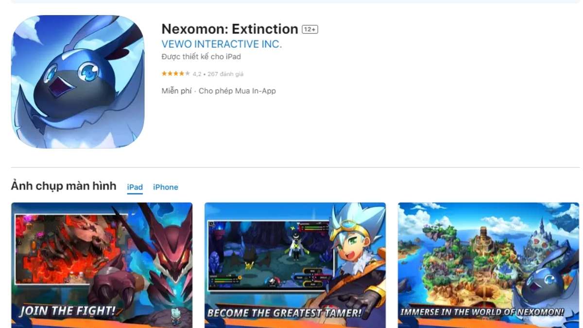Cách tải Nexomon: Extinction trên iOS