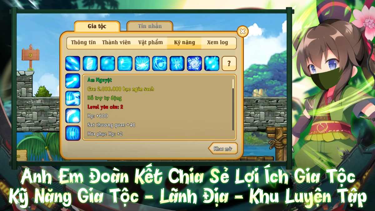 Tính năng nổi bật của Ninja Origin