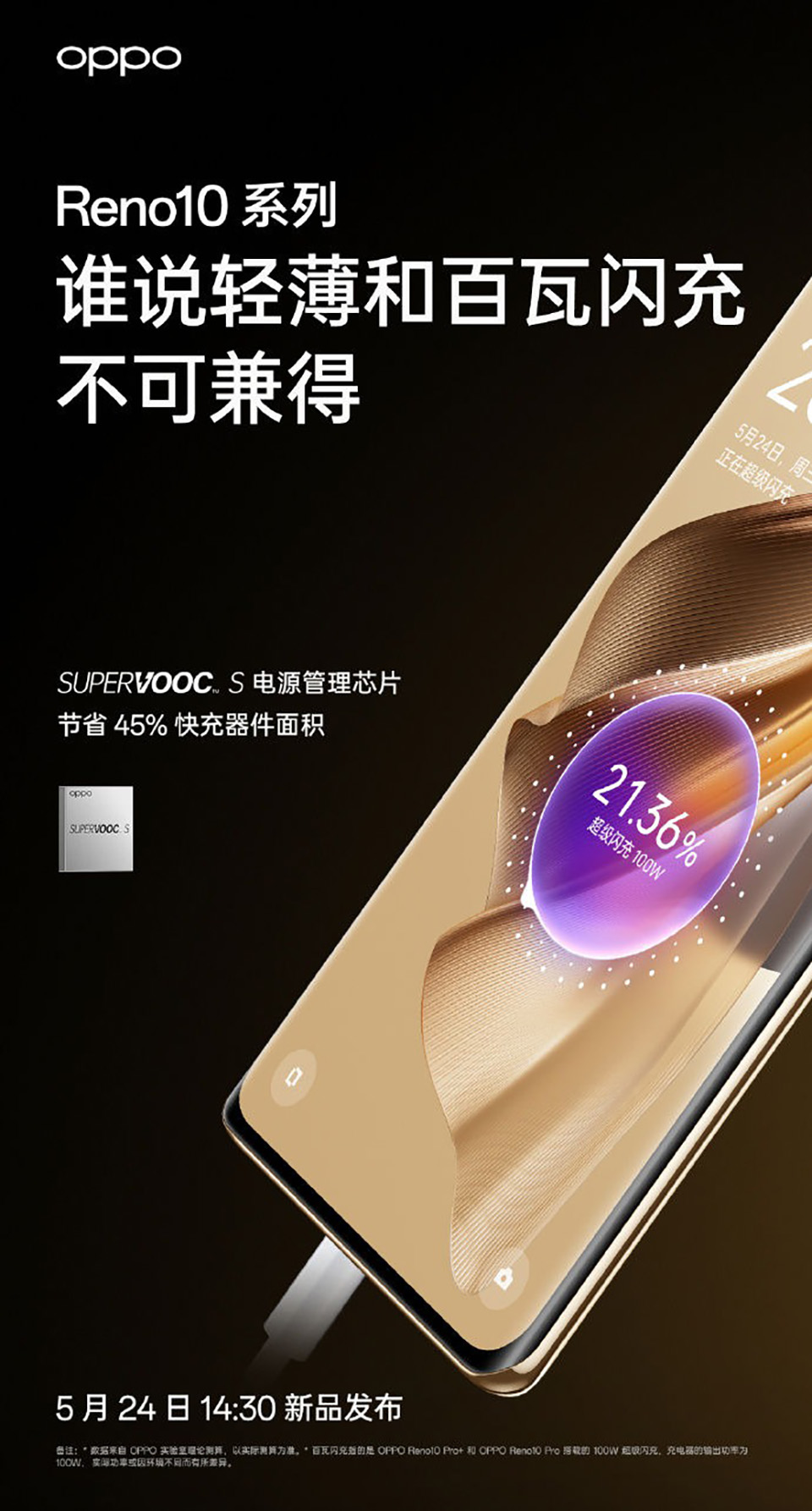 Công nghệ sạc Reno10 series