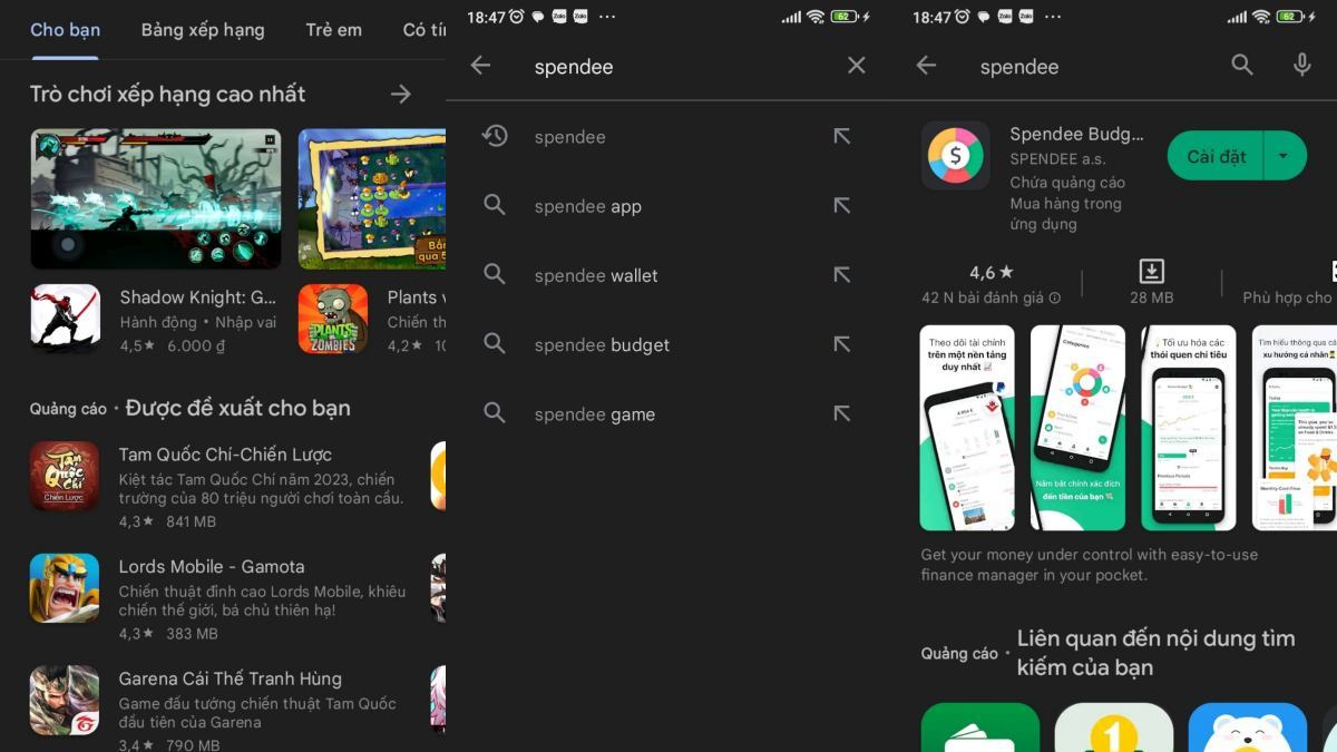 Cách tải Spendee trên Android
