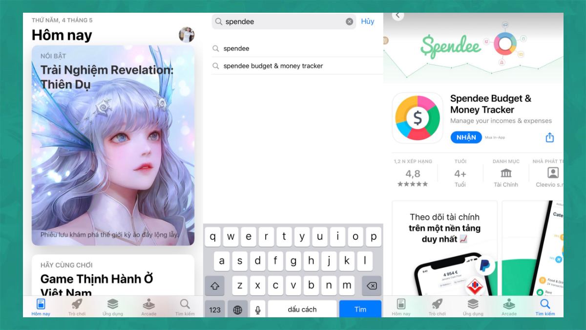 Cách tải Spendee trên iOS