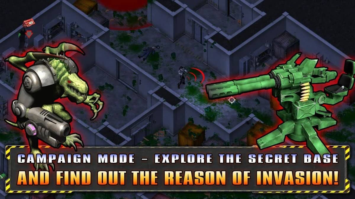 Chơi game Alien Shooter có nhiều nhiệm vụ đa dạng