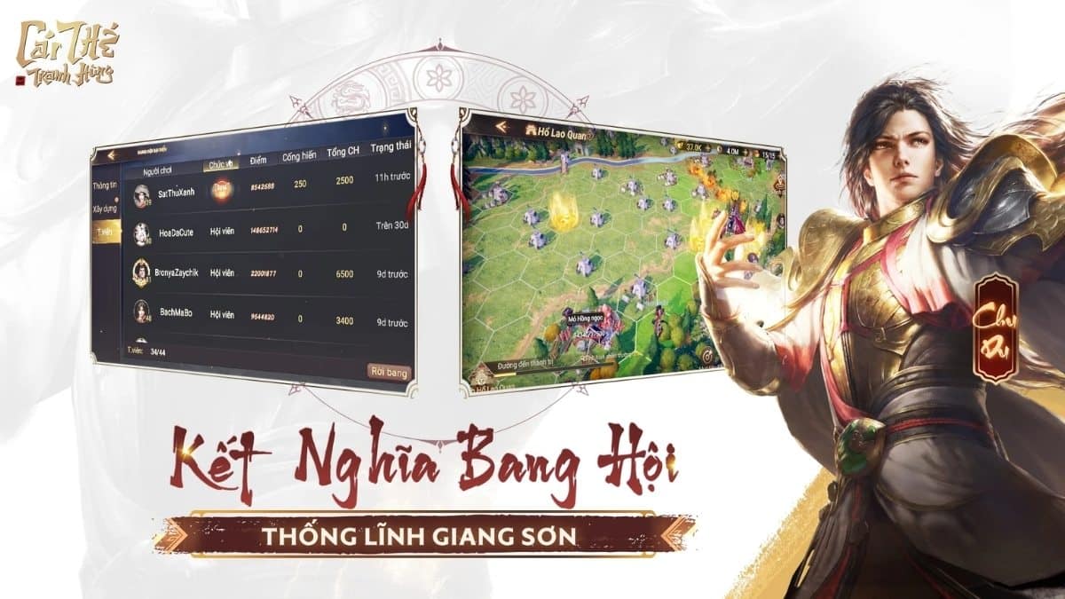 Chế độ liên minh bang hội trong Garena Cái Thế Tranh Hùng