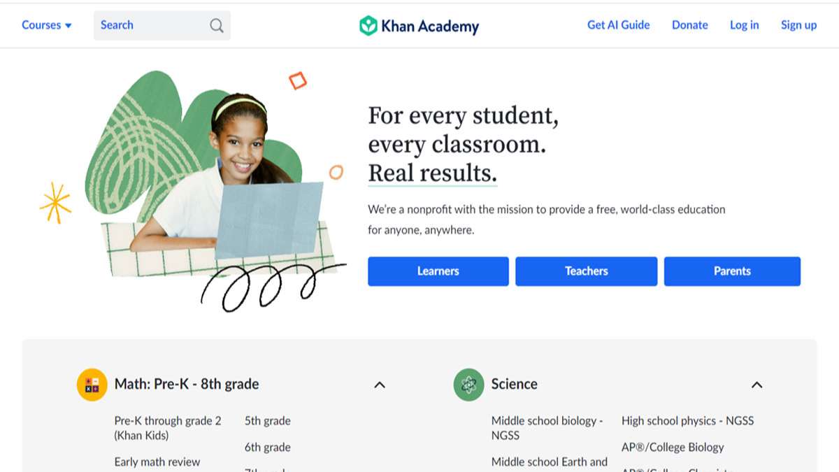 Tính năng nổi bật của Khan Academy