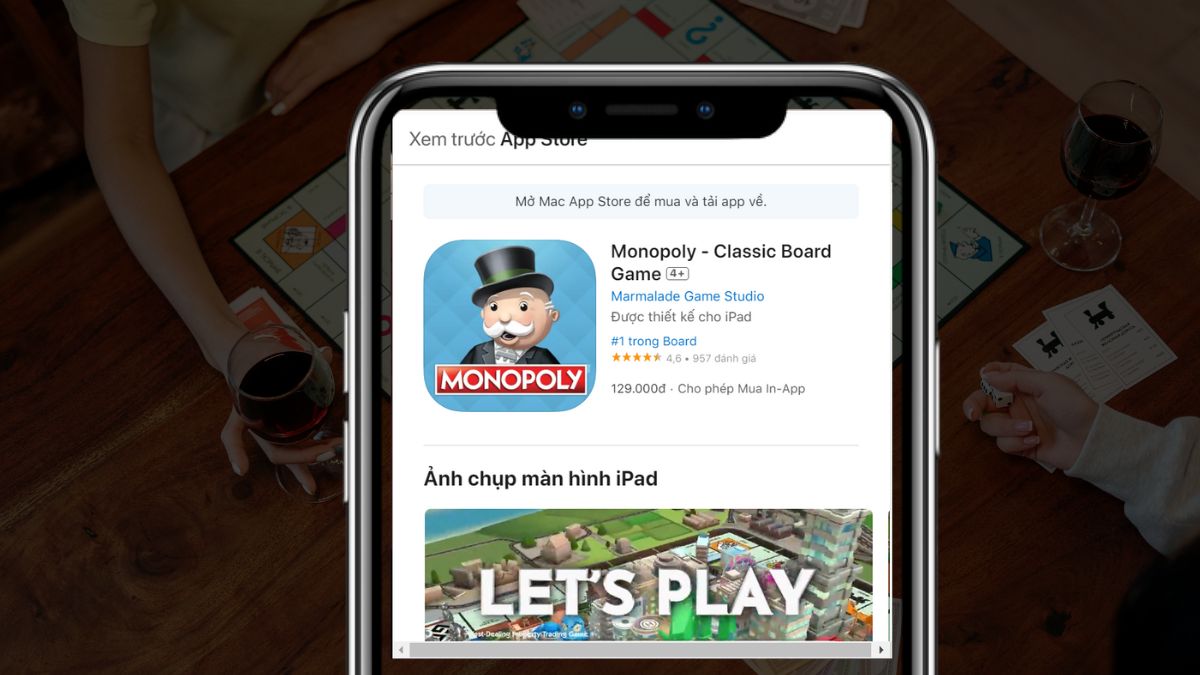 Cách tải monopoly trên iOS bước 1