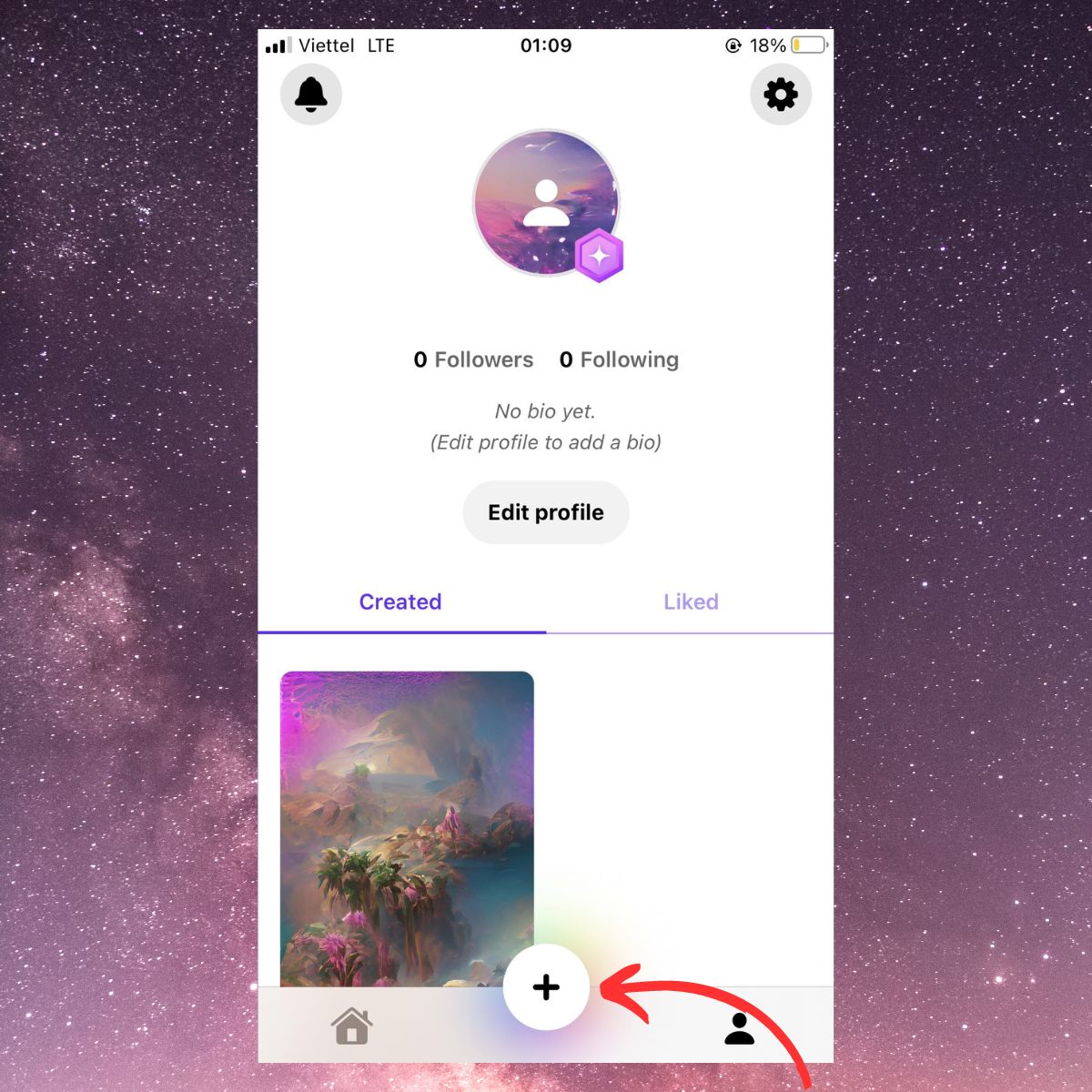 Cách tạo ảnh AI trên iPhone với WOMBO Dream - Bước 1 