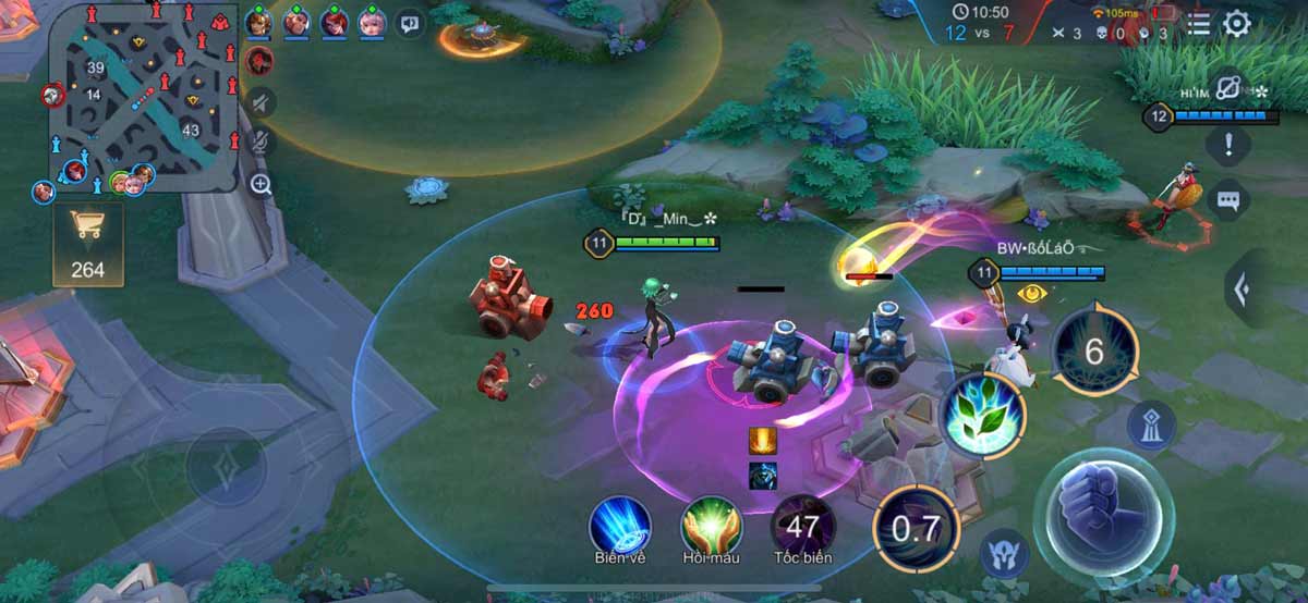 Đi gank nhưng team không hỗ trợ 