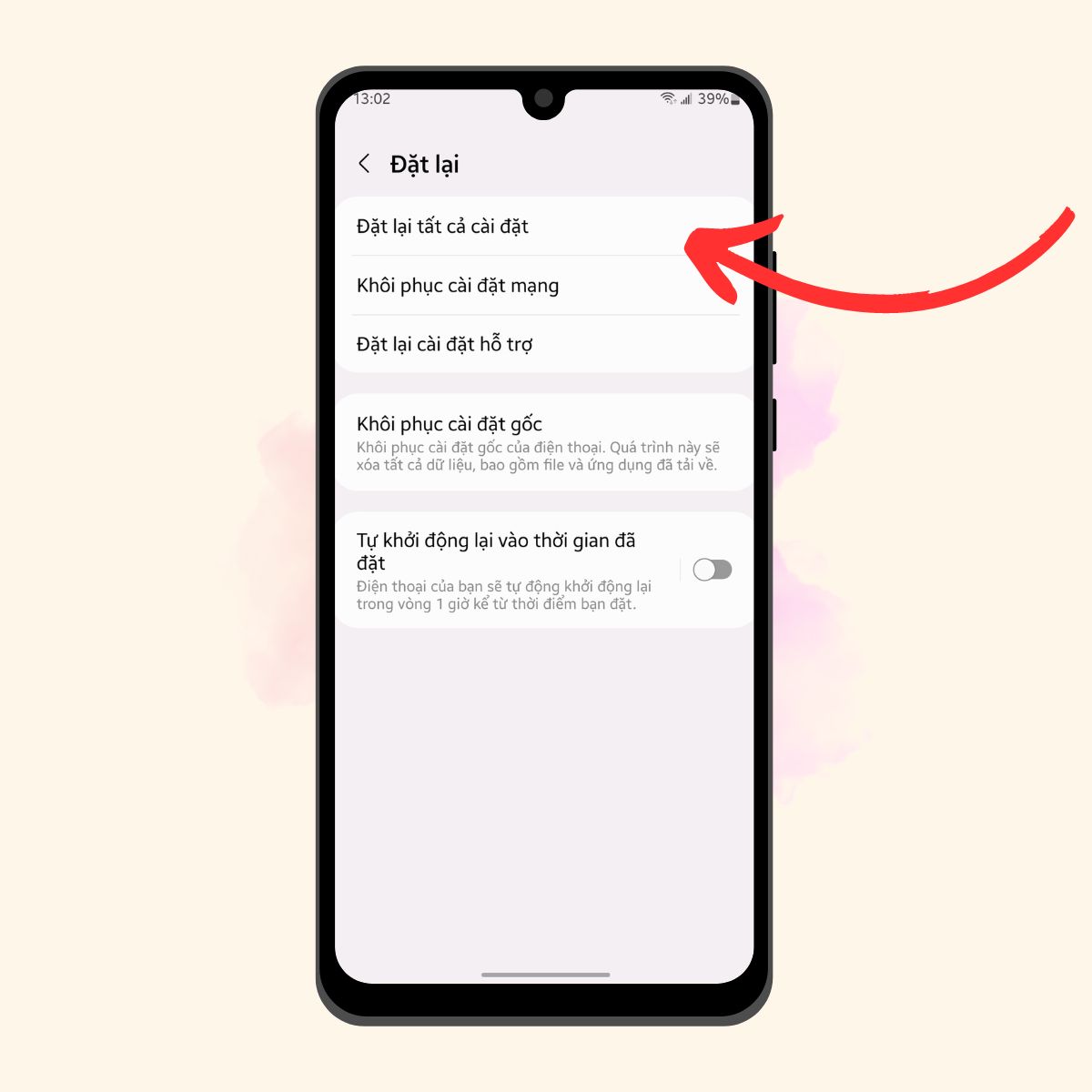 Khôi phục cài đặt gốc