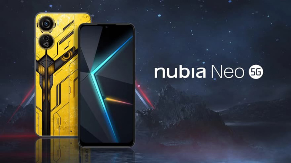 Nubia Neo 5G có thiết kế khá ấn tượng