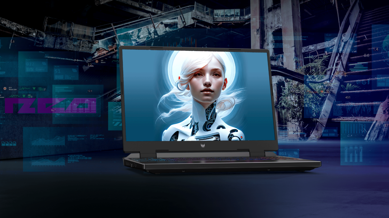 Laptop được trang bị màn hình 16 inch sống động