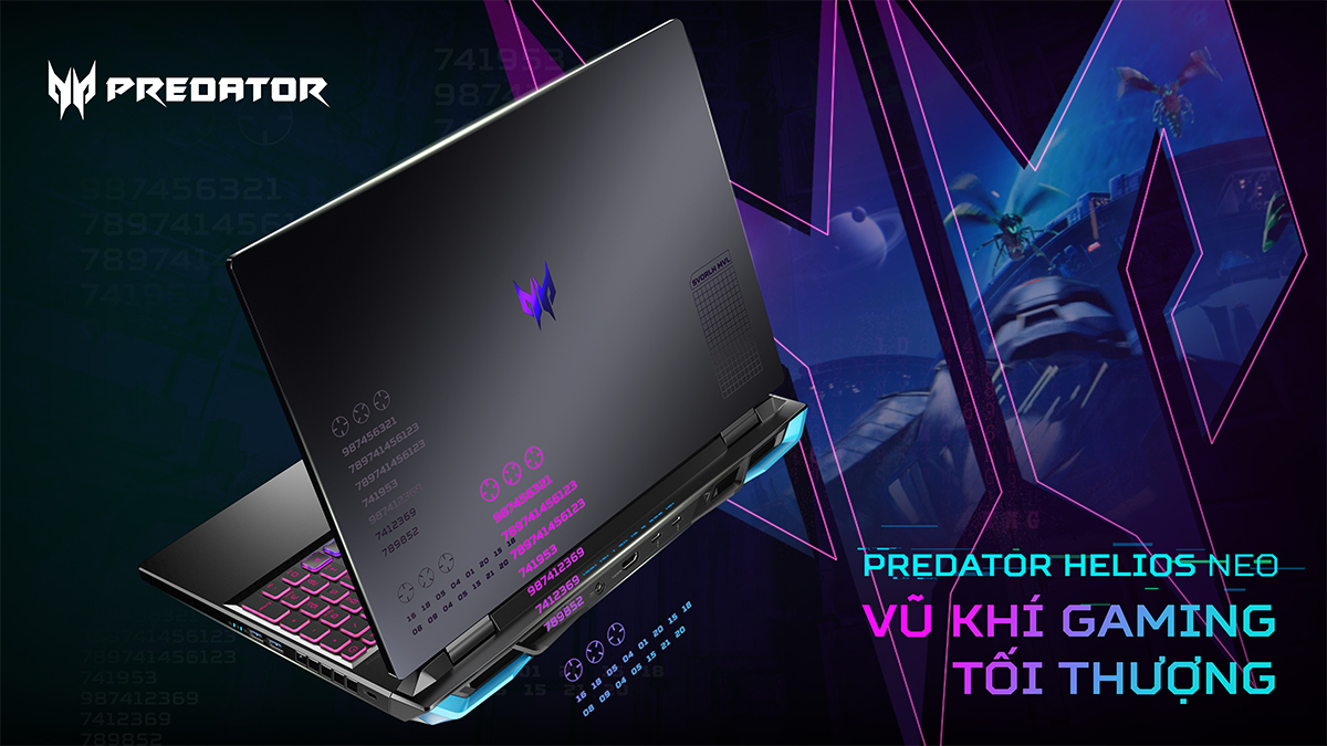 Predator helios Neo 16 là sản phẩm laptop Gaming mới nhất đến từ thương hiệu Acer