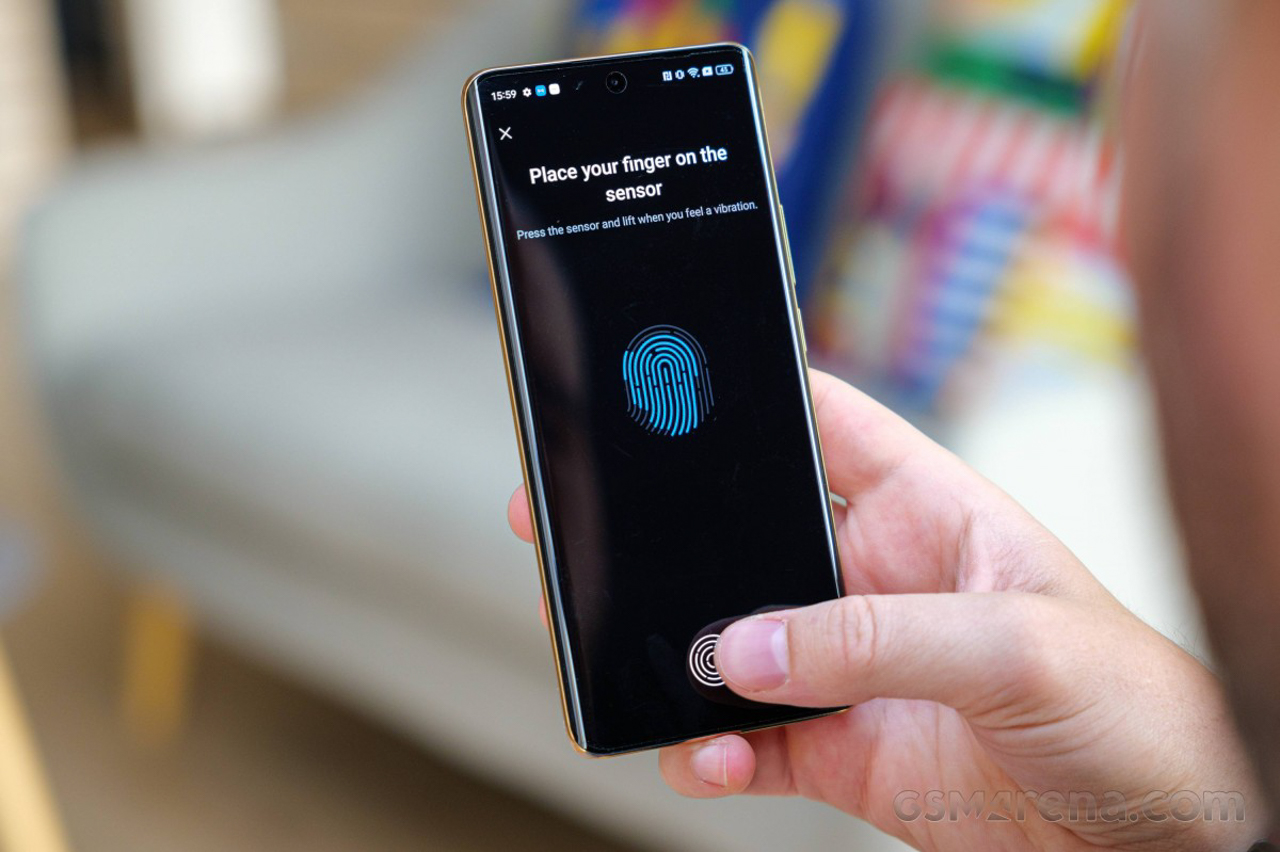 bảo mật vân tay của realme 11 Pro Plus