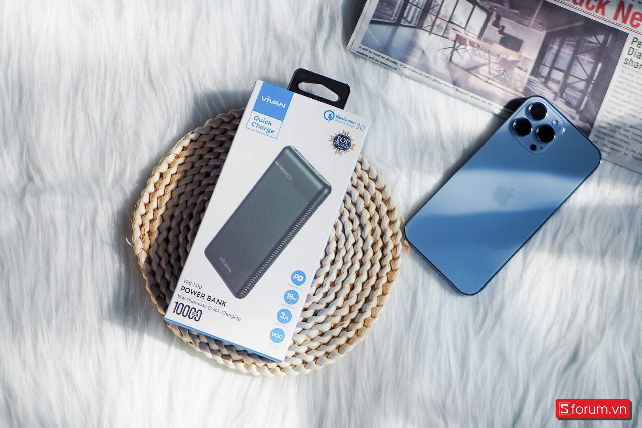 Sạc dự phòng Vivan 10000mAh