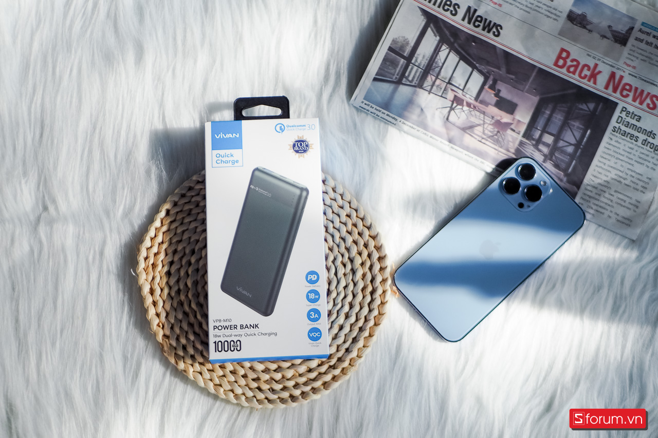Sạc dự phòng Vivan 10000mAh