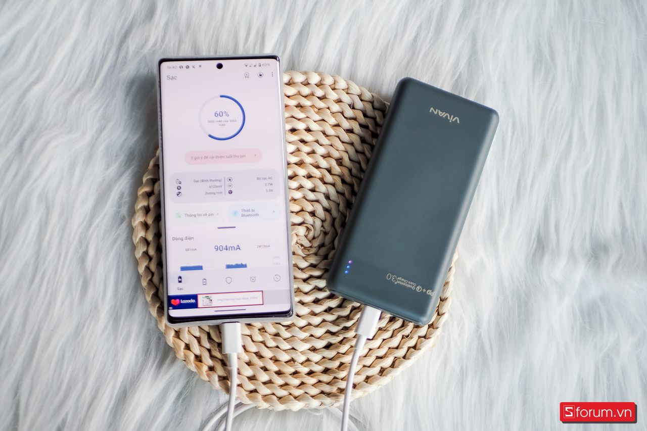 Sạc dự phòng Vivan 10000mAh