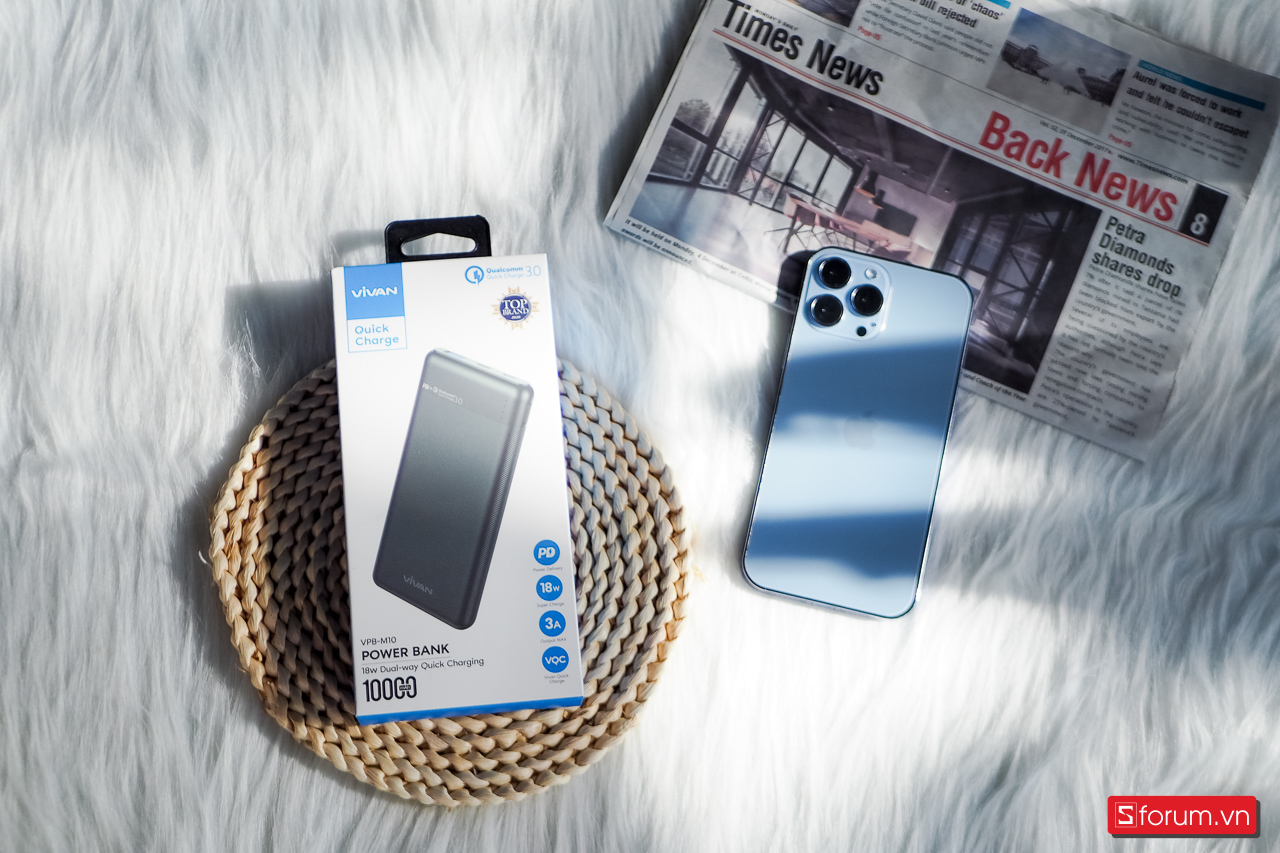 Sạc dự phòng Vivan 10000mAh
