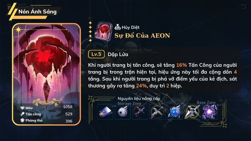Sự Sụp Đổ Của Các AEON - Nón Ánh Sáng